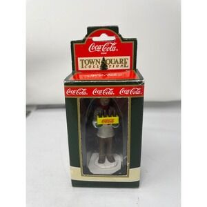 Coca-Cola "Gil" Grocer Ornament Town Square‎ Collection Christmas Holiday